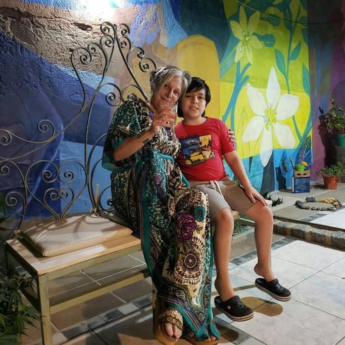 La Casa De Los Murales อเบญาเนดา ภายนอก รูปภาพ